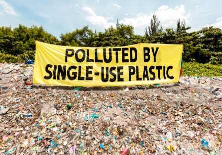 Single-use plastic