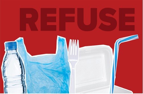 Single-use plastic